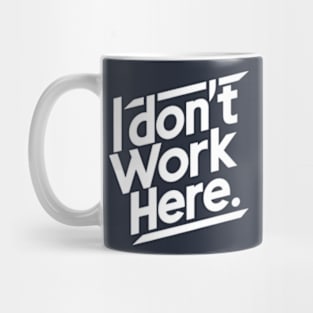 I don't live here Mug